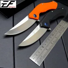 EF Folding Knife G10 handle 9CR18 blade Outdoor camping hunting flipper knife Folding tactical survival knives free shipping EF Folding Knife G10 handle 9CR18 blade Outdoor camping hunting flipper knife Folding tactical survival knives free shipping
