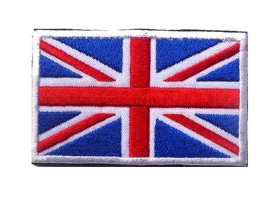 Royaume-Uni et France Amitié Drapeau Brodé Patch Badge Derniers