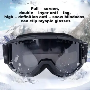 

Adults Ski Goggles Windproof Anti-fog Eye Protection Double Layer Eye Glasses Skiing Snowboard Goggles Eyewear Equipment