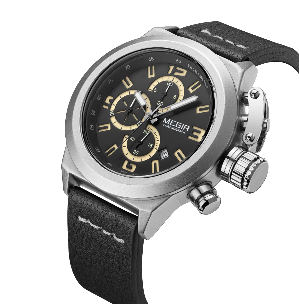 

Megir Top Brand Quartz Men Luminous Relogio Masculino Multifunction Wrist Watches Men Clock Chronograph Watches Reloj Hombre