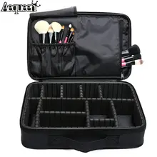 2017 Women High Quality Professional Makeup Organizer Bolso Mujer Cosmetic Case Large Capacity Storage Bag Disassembly Suitcases