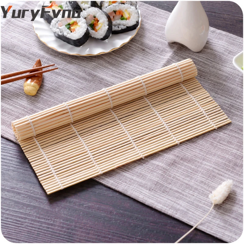 YuryFvna Бамбуковый Коврик для приготовления суши коврик Японская еда морские