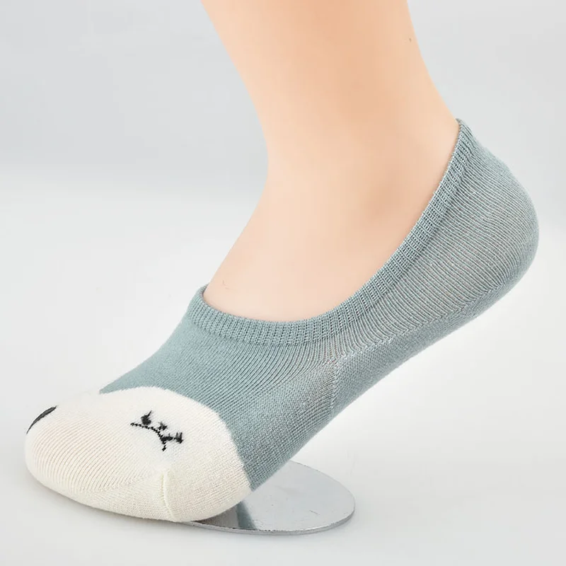 Носки невидимки женские мягкие х/б Нескользящие 1 пара|loafer no show socks|socks showsno boat socks |
