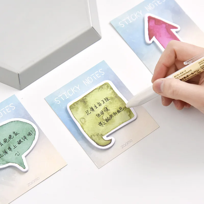 Милые стрелки Dialog Box планета memo pad Kawaii Sticky заметки для малыша, чтобы сделать список наклейка школьные канцелярские принадлежности