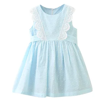 

ARLONEET 2019 New summer babys Dress Toddler Kids Baby Girls Clothes Lace Sleeveless Party Pageant Princess Dress Z0207
