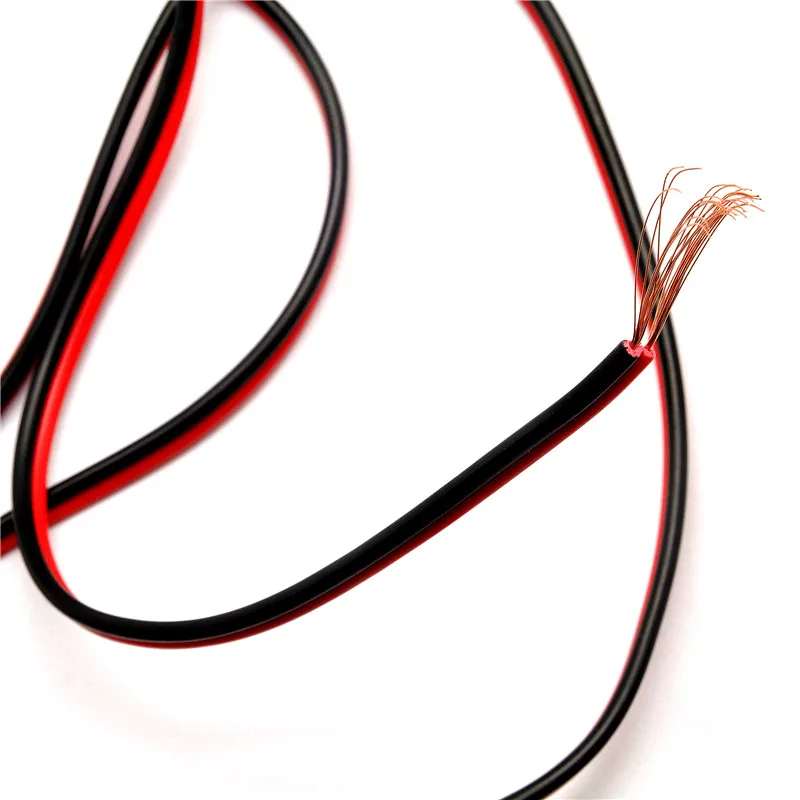 Red Black Parallel Cord RV 0.5 Square Lead Line Electronic Wire Cable
