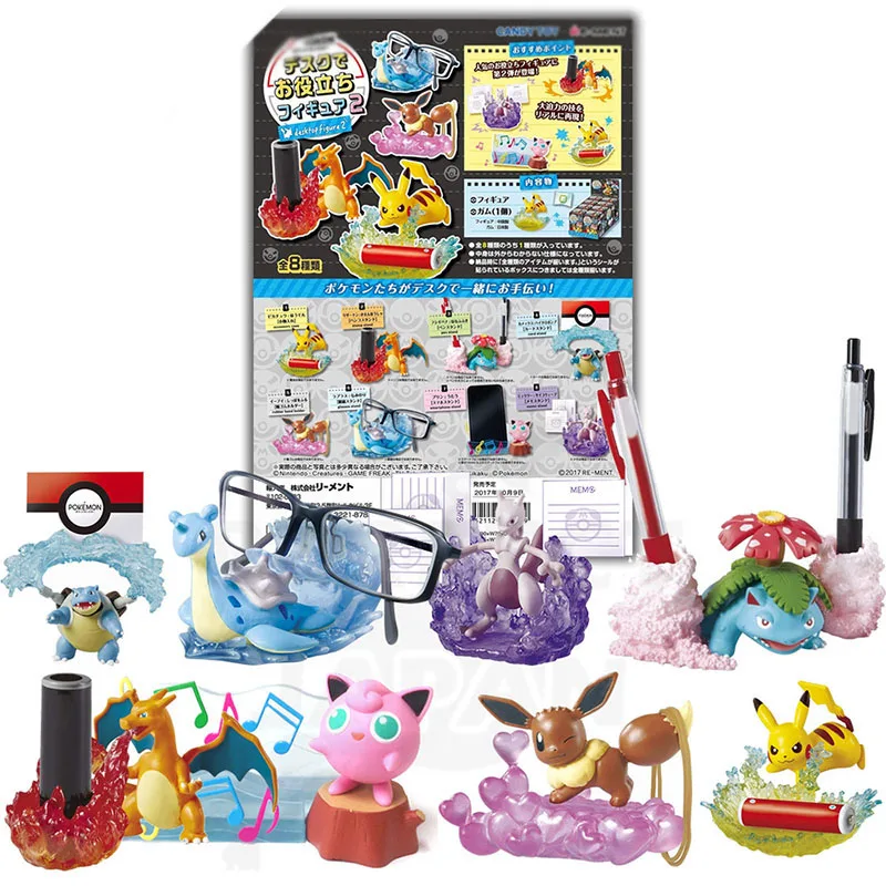 

8Pcs/Set Cartoon Mewtwo Bulbasaur Useful Desktop pkm Action Figures Model Toys Collection Anime Figure Toys Children Gifts