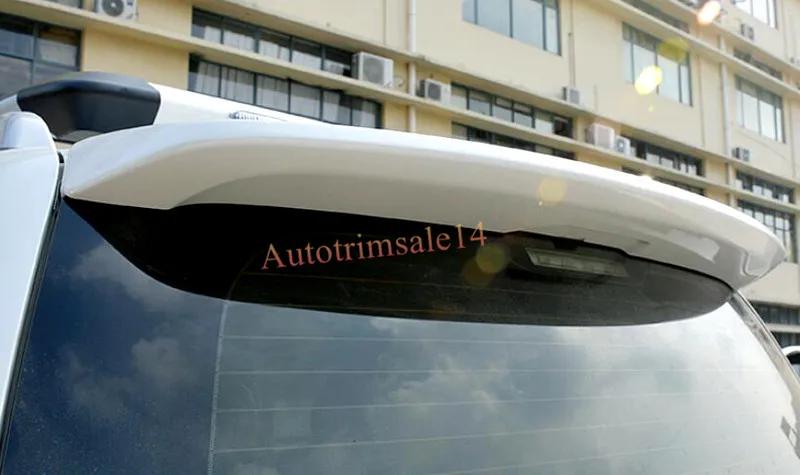 

1pcs Pearl White Rear Spoiler Wing Pad Trunk Lip For Toyota Land Cruiser LC200 2008-2016