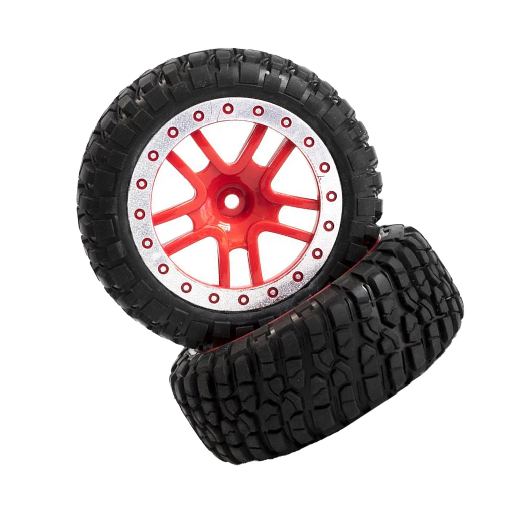 

MagiDeal 112mm R Wheel Rim Tyre Tire for TRAXXAS SLASH 1/10 RC Short Truck