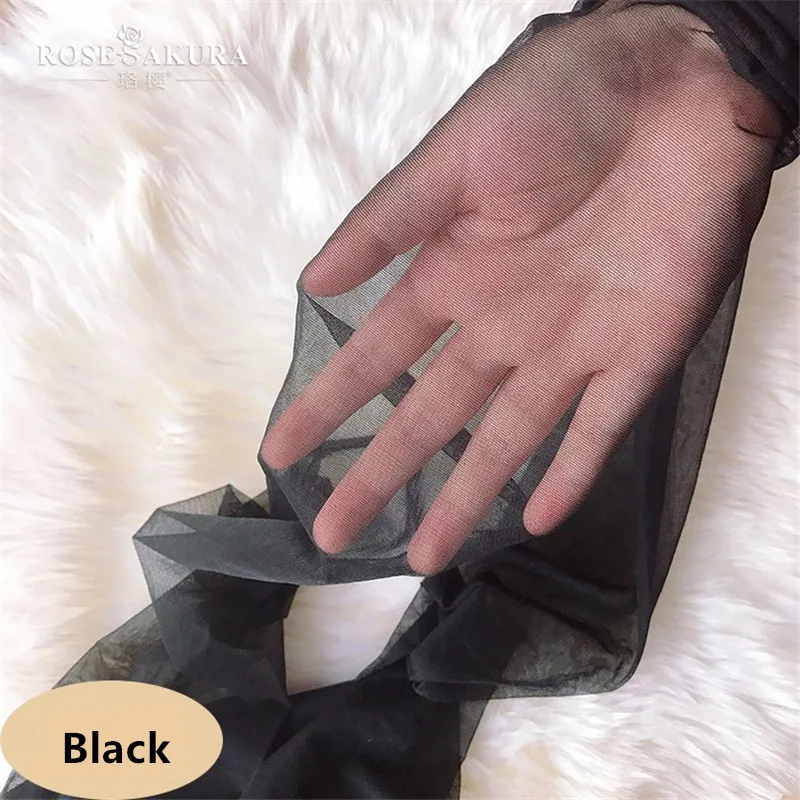 

Women 0D See Through Crotchless Pantyhose Ultrathin Transparent Closed Crotch Tights Medias 1 Line Crotch Invisible 0820