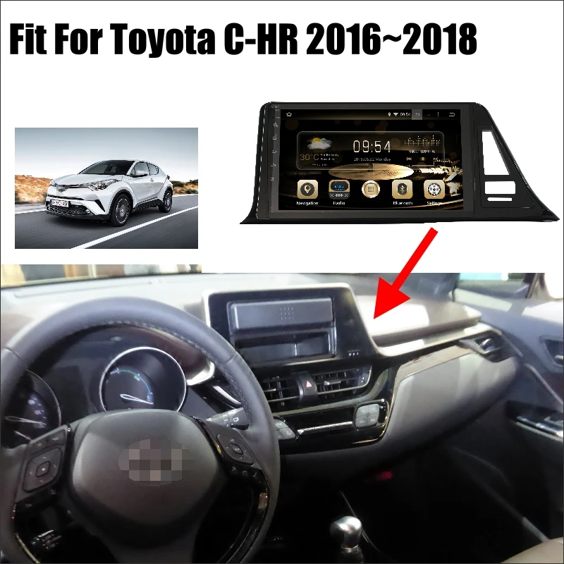 Top YESSUN For Toyota C-HR C HR CHR 2016~2018 Car Android Radio Audio GPS Player Navi Nav Map Stereo Multimedia (No CD DVD) 1