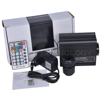 

Mokungit 2016 NEW RGBW 16W LED Fiber Optic Engine Driver with 28key RF Remote controller for all kinds fiber optics