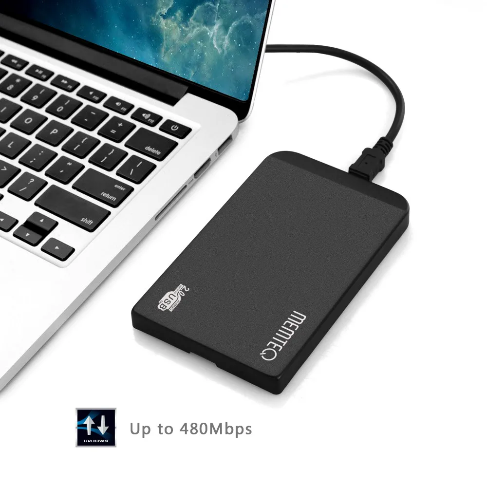 MEMTEQ корпус для жесткого диска Тонкий USB 2 0 5 &quotжесткий диск IDE Корпус коробка