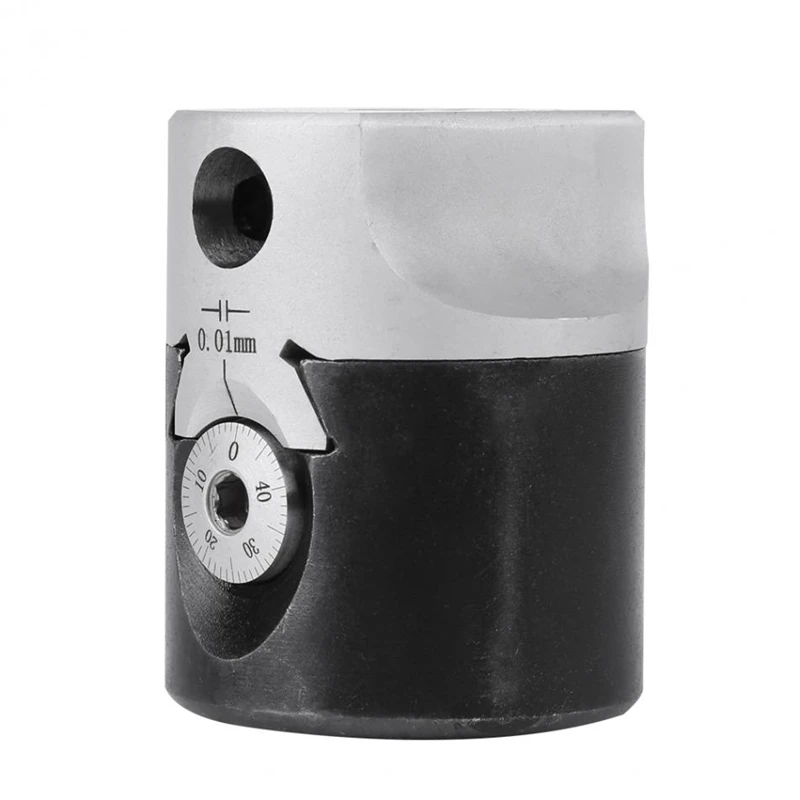2Inch 50Mm F1 Type Boring Head 12Mm Lathe Boring Bar Milling Holder For Mt2 Mt3 R8 Shank Milling Machine Tools With Hex Wrench