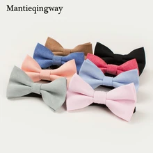Mantieqingway галстук-бабочка для мужчин тонкий галстук-бабочка для свадьбы Популярные Noeud Papillon бант рубашка платье галстук аксессуары