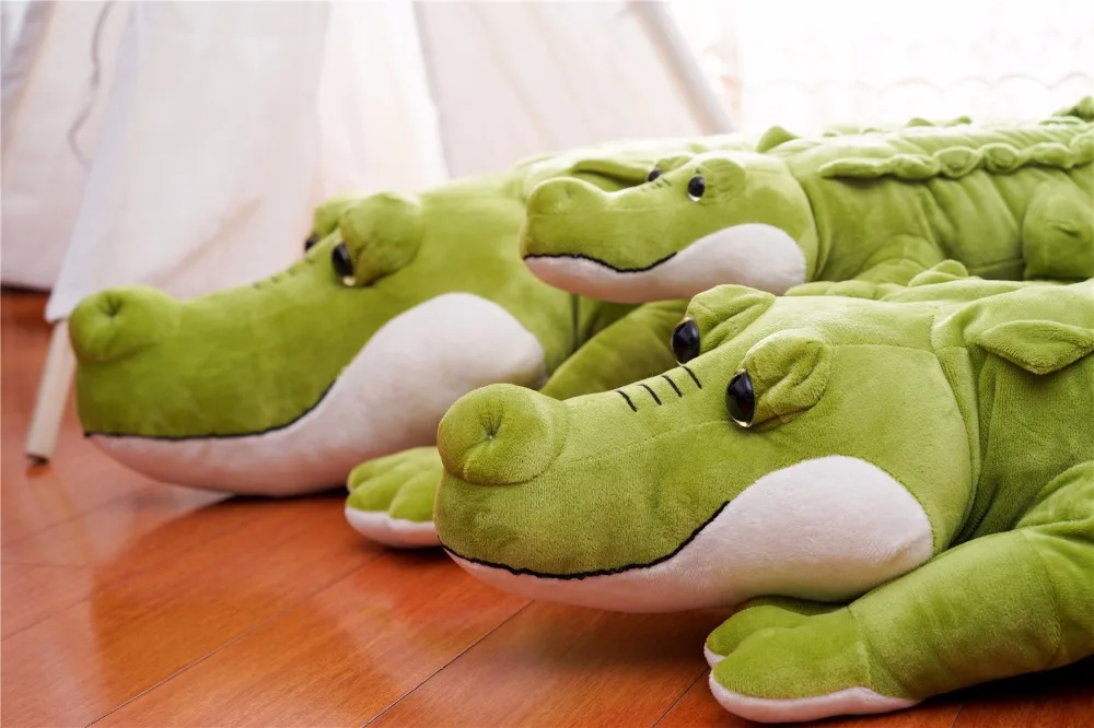 1 шт 60/90/120 см новые игрушечный плюшевый крокодил заполнено куклы подушечки подушки для дома игрушка Диван детский подарок кукла "крокодил"