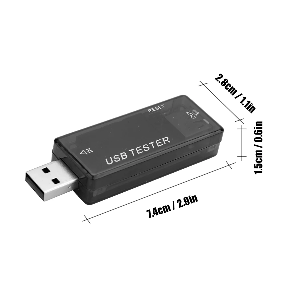 8 в 1 USB ток и вольтметр детектор емкость батареи тестер Мобильный измеритель мощности легкий и удобный