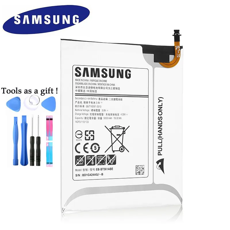 Samsung Tablet Батарея EB-BT550ABE для samsung Galaxy Tab 9," Батарея SM-T550 SM-P550 SM-T555C SM-T555 SM-P351 6000 mAh