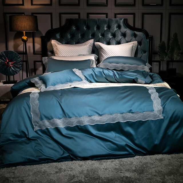 Best Offers 4 Pieces King Size Bedding Sets Queen Size Europe Style lace Duvet Cover Set Pillow Cases Flat Sheet Bed Linen Best Offers 4 Pieces King Size Bedding Sets Queen Size Europe Style lace Duvet Cover Set Pillow Cases Flat Sheet Bed Linen