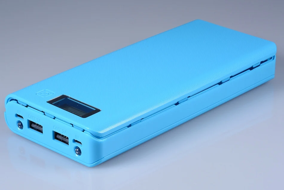 Icoque (No Battery) for Xiaoxi Mi Power Bank 18650 Box Mobile Phone Charger 8x18650 Powerbank DIY Case Dual USB LCD Power Bank