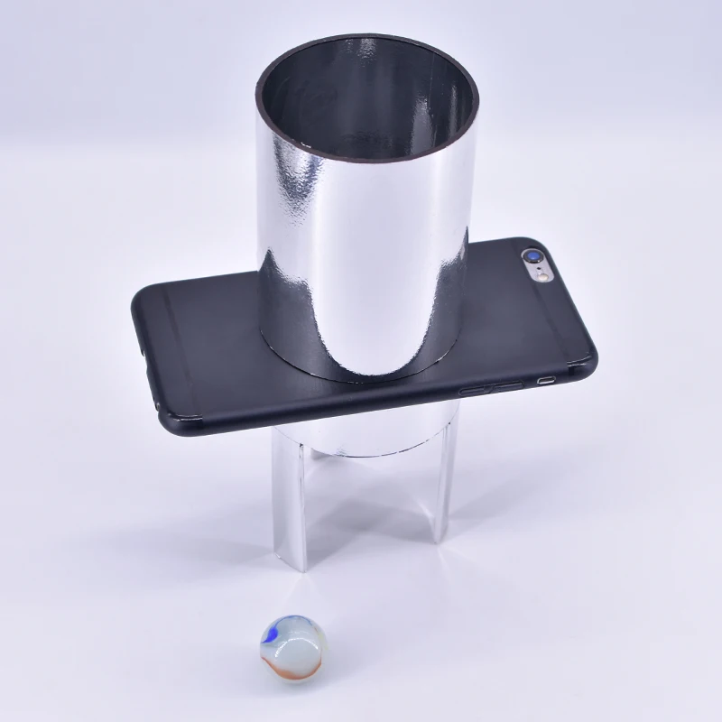 Magic Tricks Stone Ball Through Handphone Glass Magia