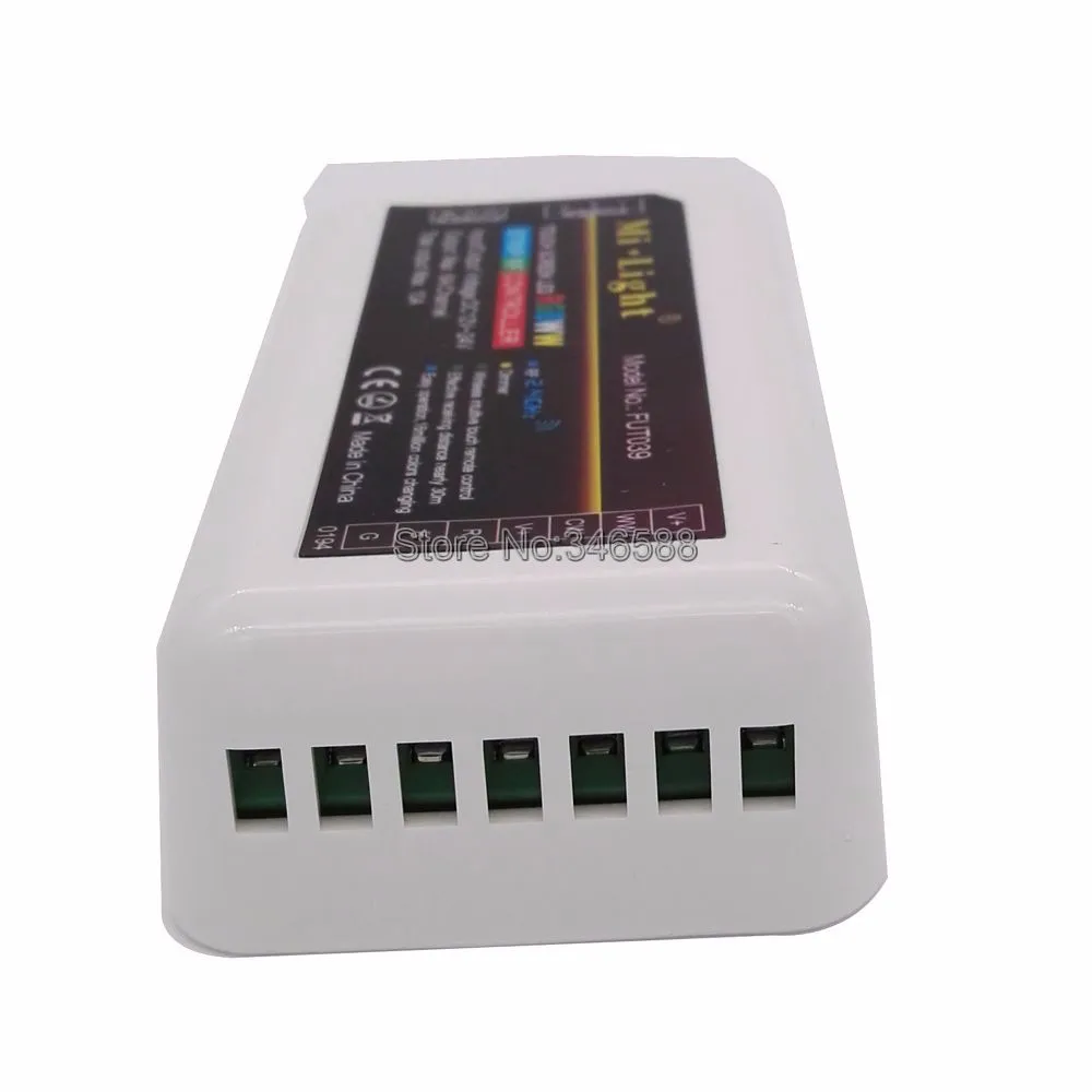 MiLight RGBWW(RGB+ холодный белый+ теплый белый) контроллер DC12-24V 2Ax5CH+ 2,4 г RF Беспроводной RGB+ CCT 4 зоны сенсорный пульт дистанционного управления+ WiFi iBox1