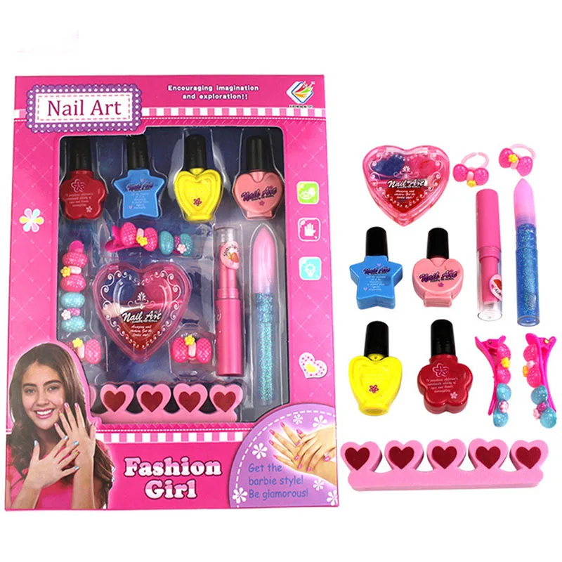 Pretend Play Beauty Fashion Toys Children's Makeup Toys Manicure