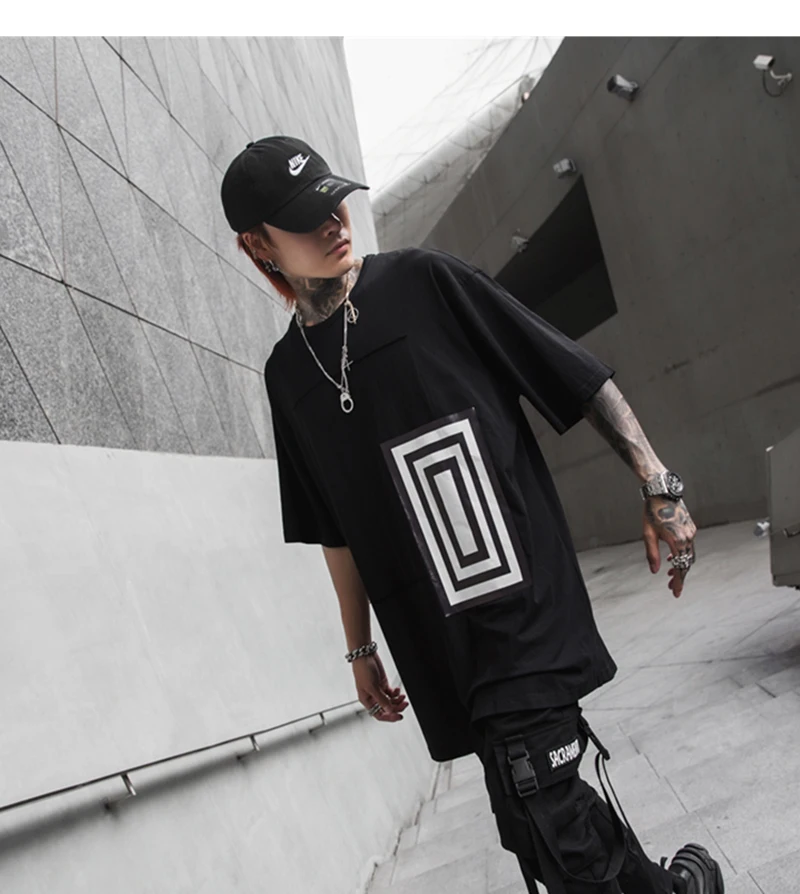  Korean Oversized Shirt Men Thin Summer Hawaiian Hip Hop Printed Shirts Mens   (14)
