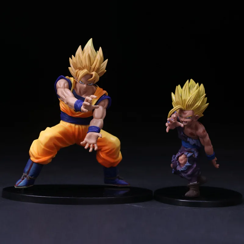 Dragon Z Ball Cell Vs Son Goku и Gohan ПВХ фигурка модель игрушки Супер Saiyan боевой дисплей