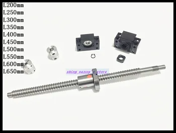 

Ball Screw SFU1605 RM1605 L650mm Ballscrew End Machined with Ball nut + BK12 BF12 End Support + 2pcs 6.35x10mm Coupler Brand New