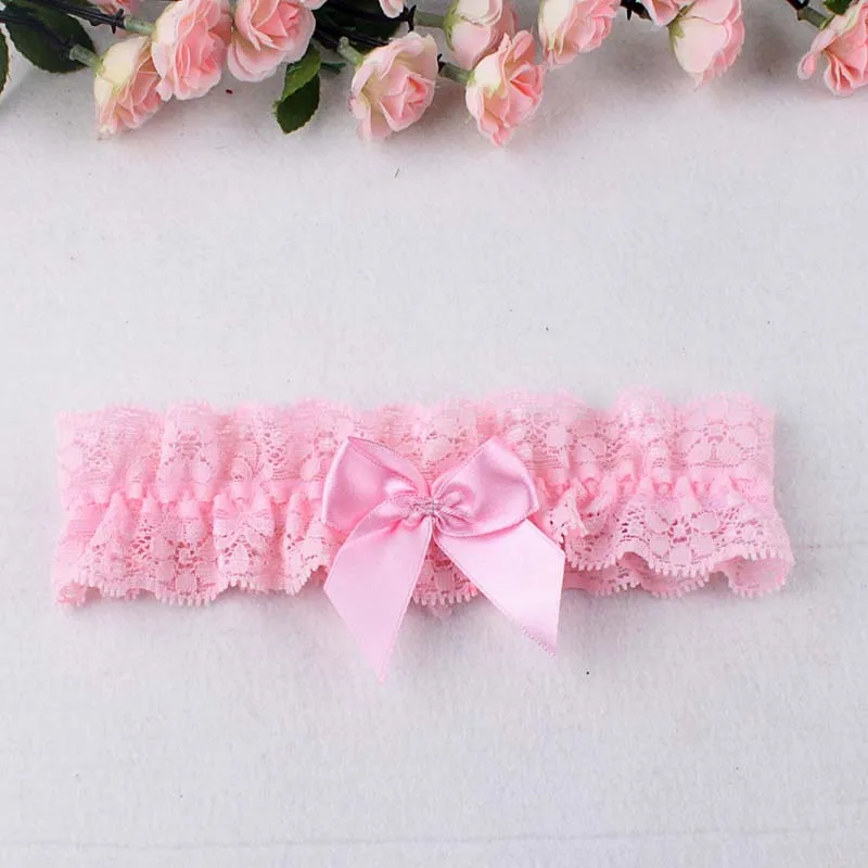 Sexy Leg Garter Lace Bride Wedding Lace Elegant Bowknot Lace Wedding Garter Set Bridal Props Apparel Accessories