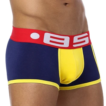 

85 Brand 50PC/LOT Wholesale Mesh Men Boxers Male Underwear Sexy Shorts Breathable Cotton Men Boxers Quick Dry Mesh Sleepwear