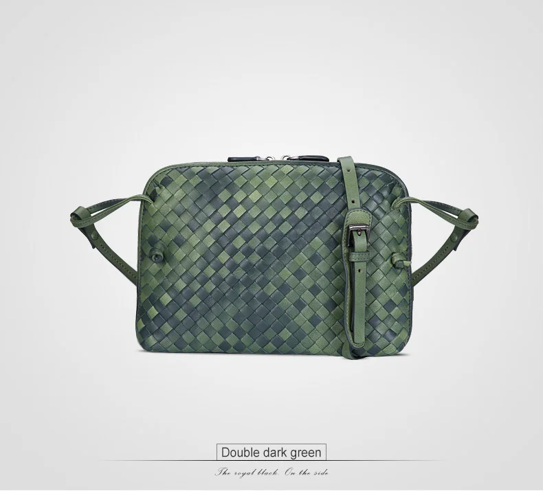 Mulher tecido saco 2020 quadrado bolsa de