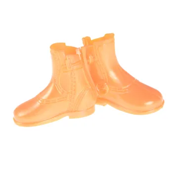 

1Pairs/lot New Male Orange Color Short Boots For Monster Dolls 12'' Ken Casual Shoes Toy Doll Accessories High Quality