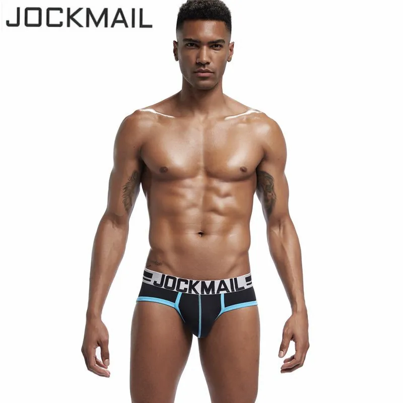 

JOCKMAIL Brand Men underwear New Fashion Men's Soft Cotton Sexy Briefs underpants Male panties tanga Slip Cueca Gay underwear