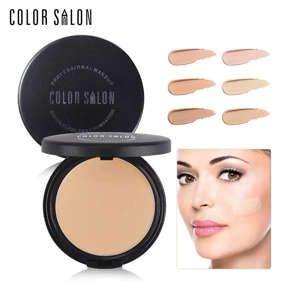 Color Salon Strong Concealer Foundation Makeup Face Super Flawless Base Contour Cream 11g Full