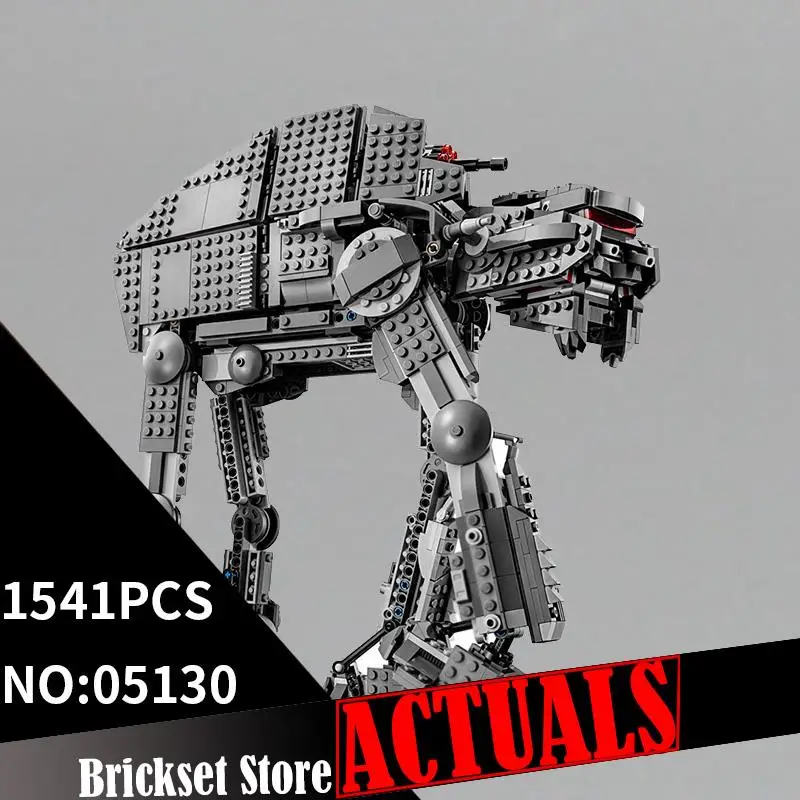 LEPIN 05130 First Order Star Heavy Assault Walker Wars 1541PCS Building Blocks Bricks toys for Children Compatible with 75189