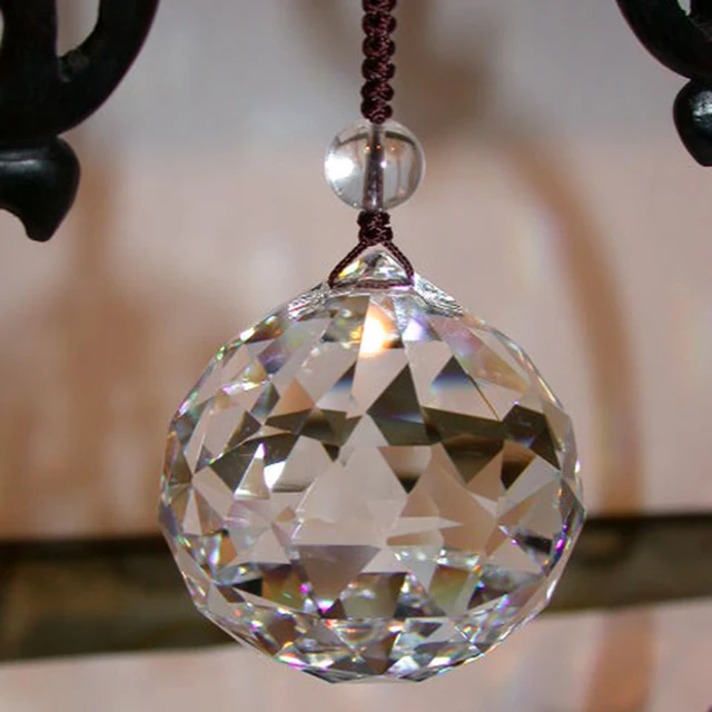 Fengshui Crystal Ball 40mm Hanging For Chandelier Parts Fengshui Crystal Ball 40mm Hanging For Chandelier Parts Lighting Accessory Tree Decoration