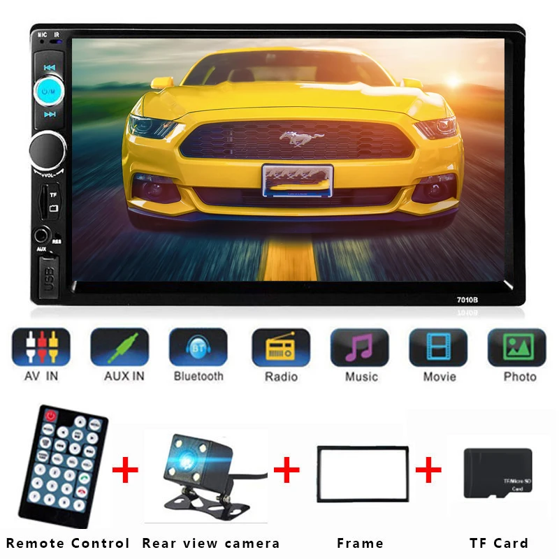 

2din Stereo Central Multimidia Universal 2 Din 7010b Bluetooth Radio Mp5 Music Video Player Car Multimedia Autoradio Doble din