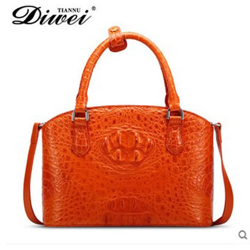 

diwei 2019 new hot free shipping really crocodile shell bag leisure single shoulder fashion women handbag