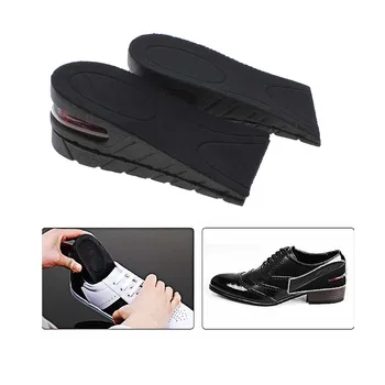 

Men Women Unisex Air Cushion 2 Layer 5cm Increase Height Lift Up Shoe Insole Pad