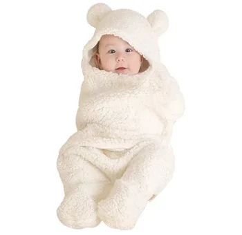 

Newborn baby boy girl sleeper cute plush baby sleeping bag baby stroller baby supplies