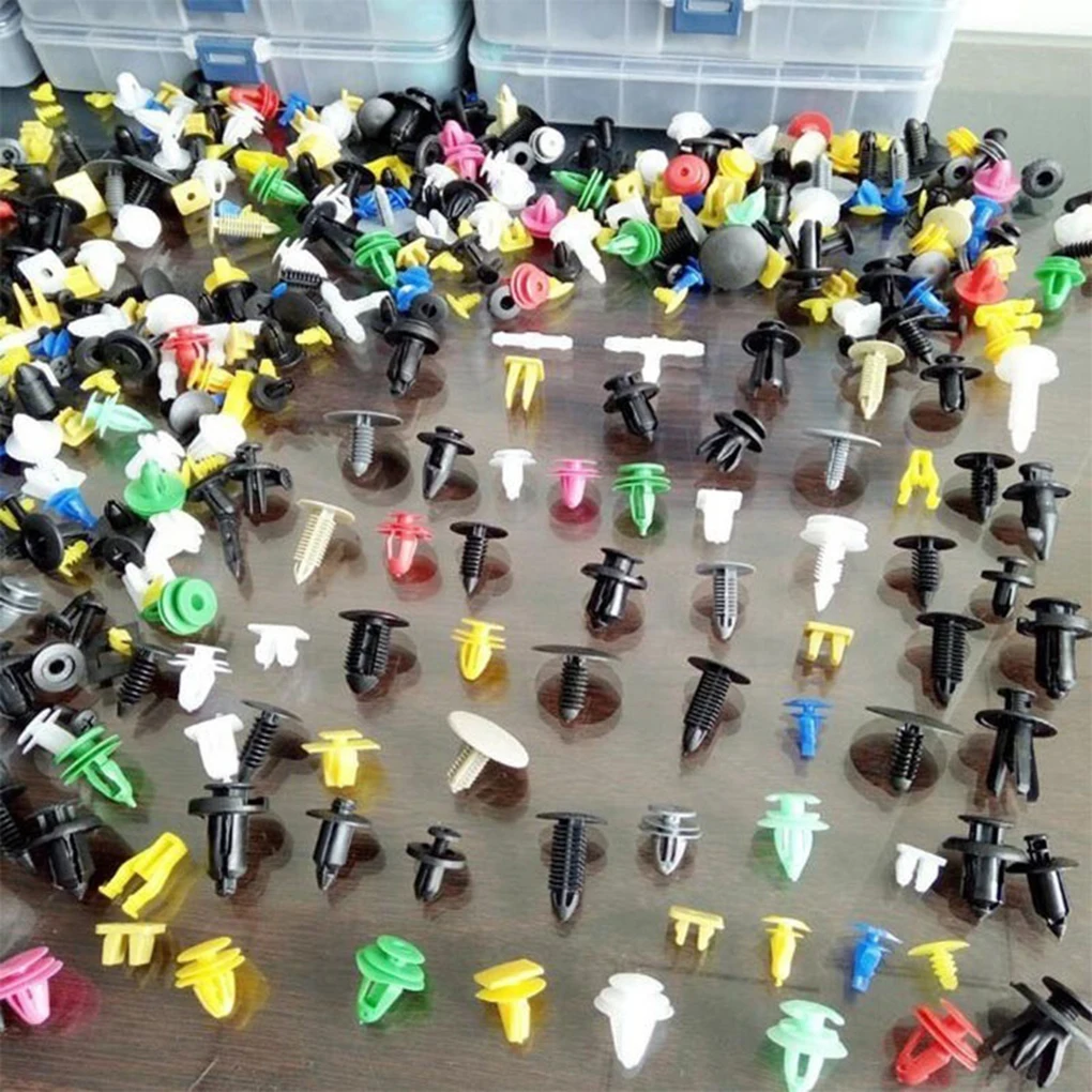 

100Pcs Random Mixing Universal Car Fender Plastic Clips Bumper Interior Decoration Auto Plastic Fastener