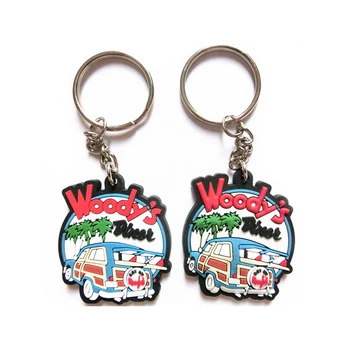 

Silicon Rubber Souvenir Cartoon OEM Custom Design PVC Soft Rubber Keychain CS-KR-006 anime keychain