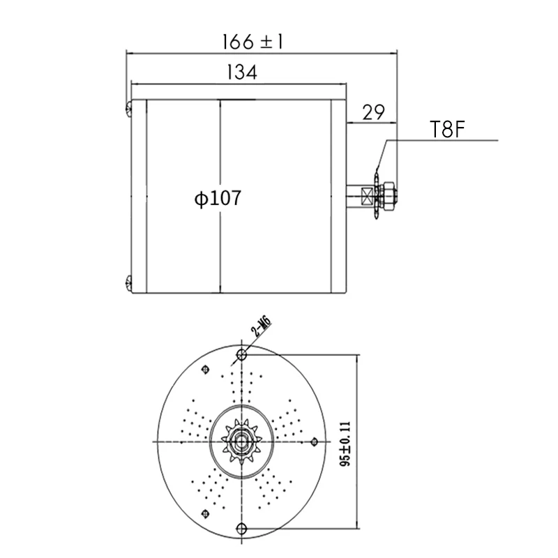 Excellent KUNRAY MY1020 48V DC 2000W Electric Brushless Motor 5400RPM Electric Scooter E-Bike Electric Bicycle Motorcycle Accessories Part 5