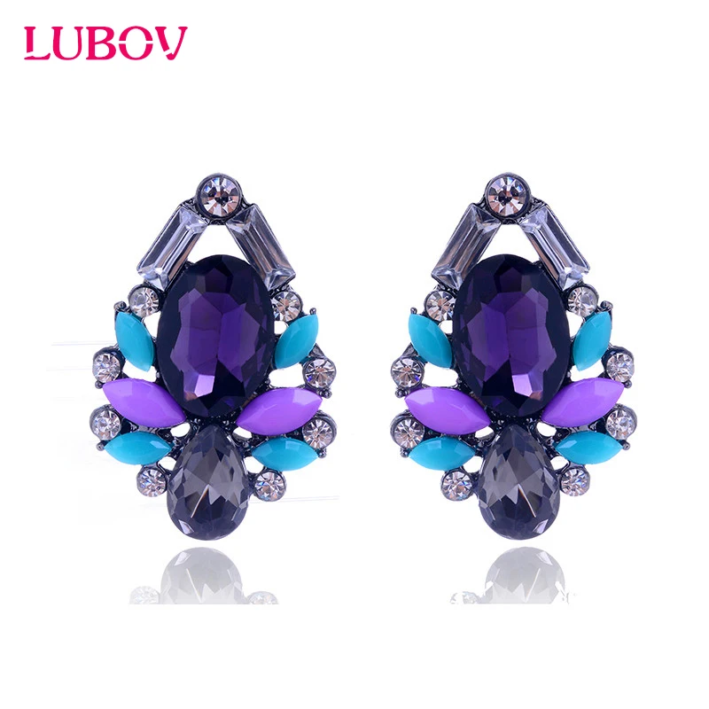 Женские великолепные элегантные лепестки серьги-гвоздики Искусственный горный хрусталь серьги женские подарок ювелирные изделия 3,3x2,2 см Прямая поставка