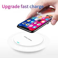 

Wireless Charger For iPhone X 8/8P Samsung Galaxy S8/8Plus S7 Fast wireless charger QI Wireless Charging Pad For Galaxy S6 edge