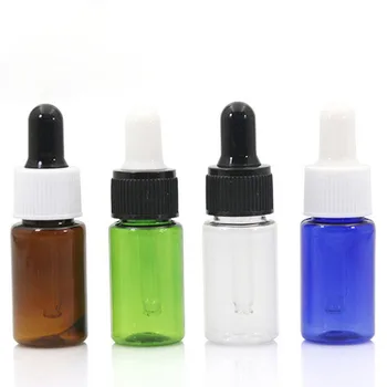 

10ML PET Essential Oil bottle with Dropper Cosmetic Packaging Container Mini Sample Bottles Serum Dropper Bottle