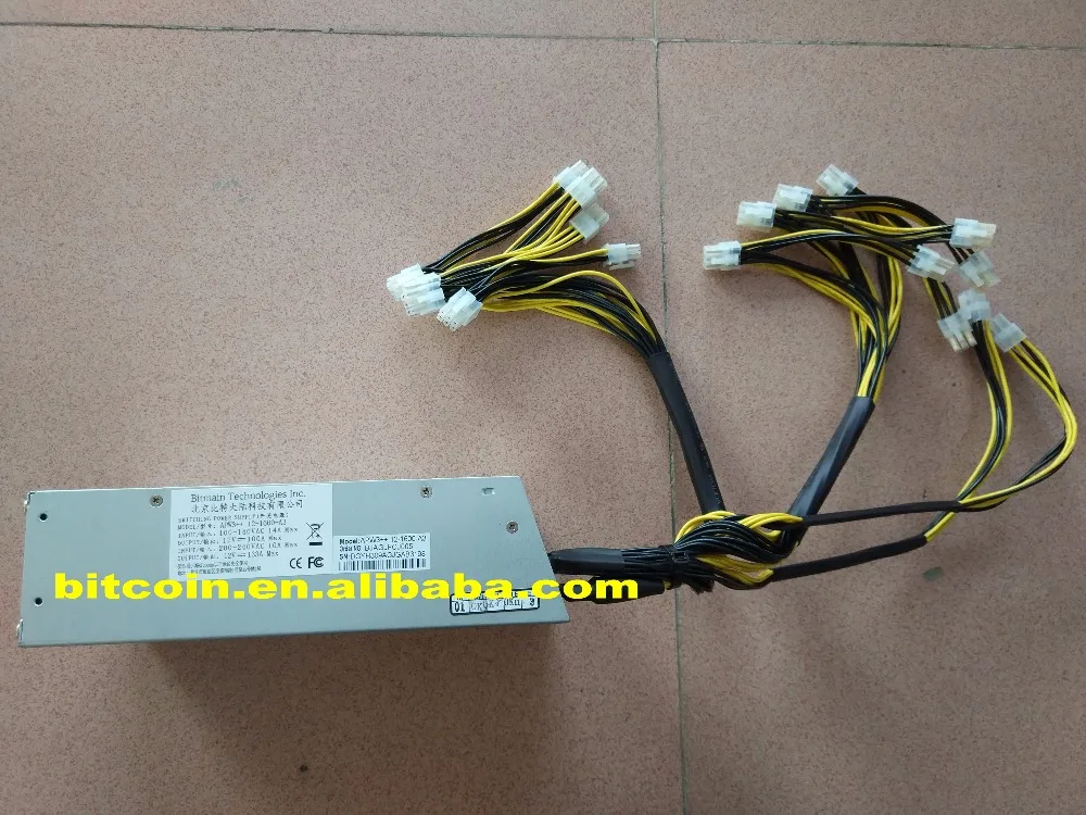 6PIN * 18 Antminer APW3 + 12 1600 A3 Вт источника питания bitmain БП серии Eth PSU antminer S9 S7 L3 для добычи