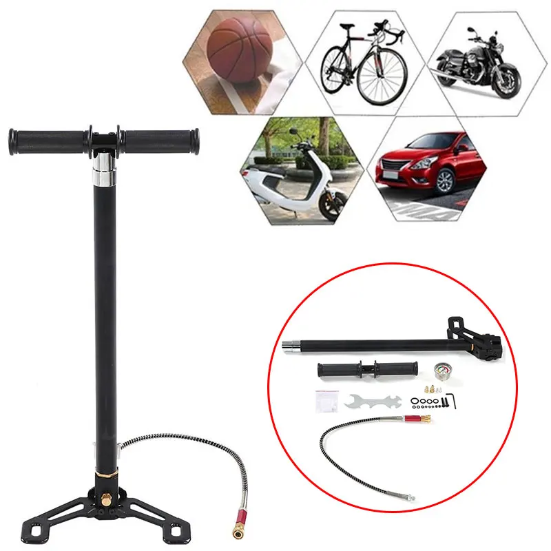 

Universal Auto Tyre Pump Tyre Pump Car Tyre Pump Motorbike Tyre Hand Air 4500PSI High Pressure Durable